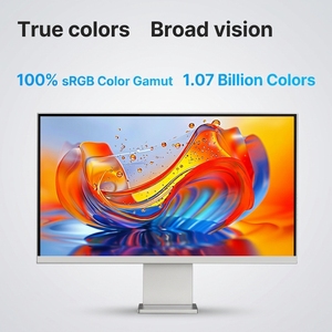 Moniteur de bureau professionnel 27 pouces 4K IPS 120Hz à bords fins sur quatre côtés en alliage d'aluminium CNC, haute définition, faible lumière bleue pour la protection des yeux - Product Image 2