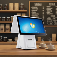 Système de point de vente Android haute performance tout-en-un, terminal de point de vente sans fil Wi-Fi pour le service de restauration