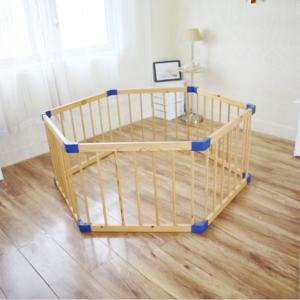 Corralito DE SEGURIDAD moderno y duradero respetuoso con el medio ambiente para niños pequeños, elegante Panel de <span class=keywords><strong>madera</strong></span>, <span class=keywords><strong>corral</strong></span> para bebés, área de juegos, cercas, uso en el dormitorio - Product Image 5