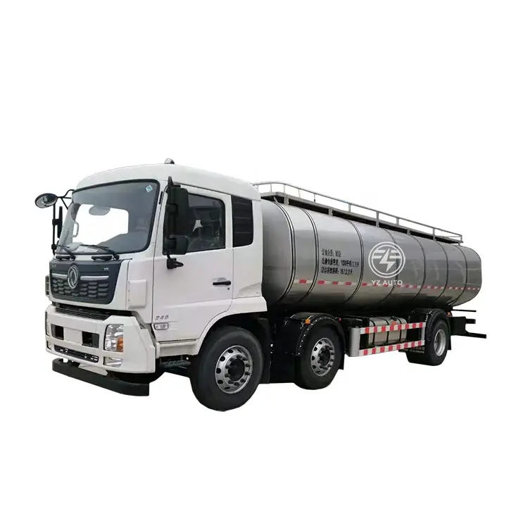 China brandneuer Tank 18000 Liter Milch-Lkw-Tankwagen zum Verkauf mit 304 Edelstahl