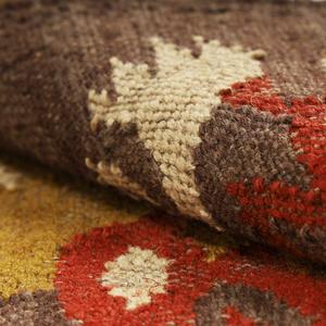 Alfombra de yute de lana Kilim rústica de primera calidad, alfombra geométrica hecha a mano para sala de estar, oficina, alfombras y juegos decorativos elegantes para el hogar - Product Image 6