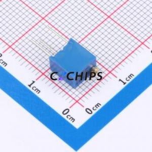 Resistencia Ajustable/Potenciómetro 3266W-101-LF, Componente de Orificio Pasante (THT)-3P, Resistencia de 6.8x4.7mm, 100 Ohmios, 10%, 500mW, 250ppm ℃ - Product Image 2