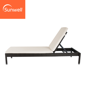 Nhà Máy Trực Tiếp Mây Đồ Nội Thất Sân Vườn Giá Rẻ Wicker Đôi Mặt Trời <span class=keywords><strong>Lounger</strong></span> Hồ Bơi <span class=keywords><strong>Chaise</strong></span> Phòng Chờ Ghế Với Giá Thấp - Product Image 4