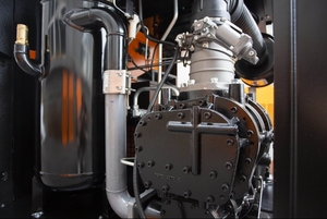 Mini compresor de aire de desplazamiento portátil eléctrico de acero de alta calidad, compresor de tornillo de aire de tanque de aire - Product Image 6