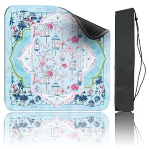 Tapis de table de mahjong de luxe, silencieux, imperméables, antidérapants, pliables, couleurs peintes à la main, couleurs au choix, pour la maison, les fêtes de famille, les jeux - Product Image 5