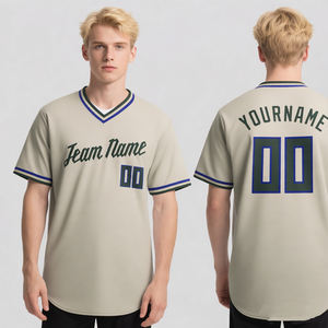 <span class=keywords><strong>Camiseta</strong></span> <span class=keywords><strong>de</strong></span> béisbol con cuello en V para jóvenes, bordado personalizado, estilo pulóver, <span class=keywords><strong>camiseta</strong></span> lisa <span class=keywords><strong>de</strong></span> moda italiana, jersey <span class=keywords><strong>de</strong></span> béisbol pesado para hombre - Product Image 1