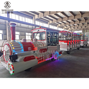 Prix bon marché Fabricant de train 72 passagers Visite touristique Dotto Trackless Fun Train touristique à vendre - Product Image 2