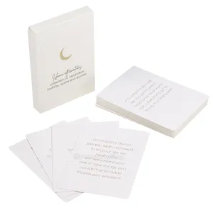 Coleção de Lembretes/Hadiths/Ayahs e Cotações Cartão Impressão Personalizado Seu Design Afirmação Cartões