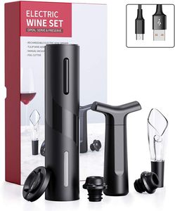 Sacacorchos Eléctrico <span class=keywords><strong>de</strong></span> Batería para Vino, Juego <span class=keywords><strong>de</strong></span> Sacacorchos Automático, Promocional para Bodegas, OEM y ODM - Product Image 6