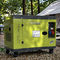 Générateur diesel silencieux compact Jintai avec régulateur de tension automatique (AVR) ATS, alternateur Stamford 100% cuivre 220V/240V 50/60Hz