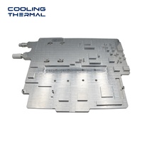 Plaque froide OEM brasée sous vide à refroidissement liquide avec base en cuivre et conception de canaux personnalisée pour le refroidissement des puces de serveur IA