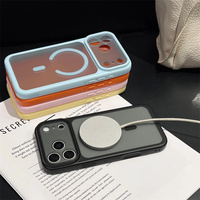 Coque de téléphone antichoc magnétique transparente à chargement sans fil, finition mate douce, pour iPhone 18 Pro, 17, 16, 15, 14 Plus, 13 Pro Max