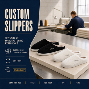 OEM/ODM Custom logo Non-slip Plush House <strong>Home</strong> Design Printed Embroidery Photo Warm <strong>slippers</strong> <strong>for</strong> <strong>Women</strong> Men - Product Image 4