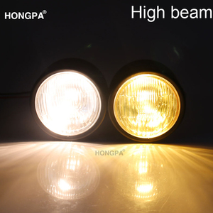<span class=keywords><strong>Phare</strong></span> de moto double rond classique <span class=keywords><strong>vintage</strong></span> noir pour Harley Street Fighter Custom Bikes Cafe Racer - Product Image 5