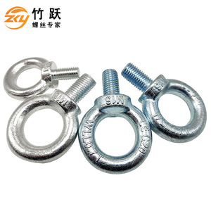 สลักเกลียวตาไก่ Zhuyue ขนาด M6 M8 M10 M12 ชุบสังกะสี เกรดมาตรฐาน A สำหรับยกของ - Product Image 1