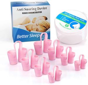 Lot de 8 Dilatateurs Nasaux en Silicone de Différentes Tailles, Clip Nasal Anti-Ronflement pour <span class=keywords><strong>la</strong></span> Prévention <span class=keywords><strong>du</strong></span> Ronflement - Product Image 5