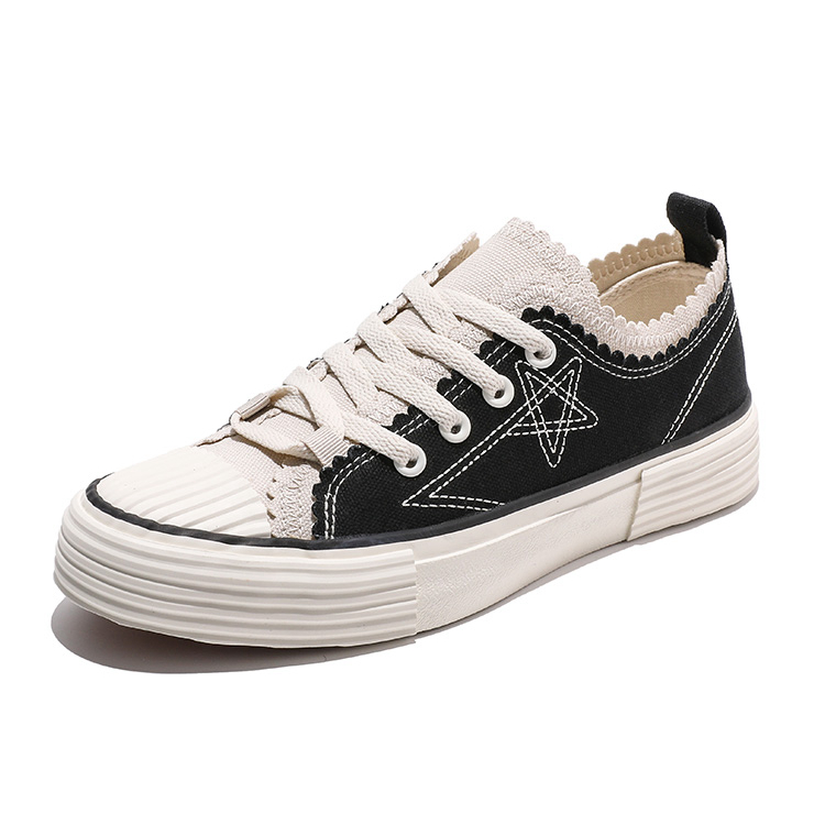 Canvas casual shoes sneaker Lace trendy canvas upper Colorful factory wholesale