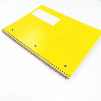 Livre d'exercices à Pages personnalisées, cahier à Logo personnalisé, cahier à spirale unique, vente en gros