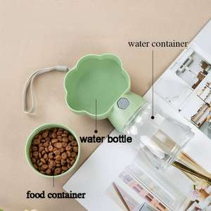 Botellas de Agua Portátiles de Plástico 2 en 1, Impermeables y a Prueba de Fugas, para Perros/Gatos, Uso en Exteriores - Product Image 5