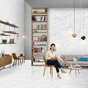 Lava Statuario 800x1600mm Glossy Porcelain Ceramic Wall and Floor Tiles Statuario Marble Effect - Product Image 6