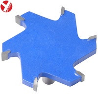 Fraise à queue ronde de 12 mm et 1/2 po pour le fraisage de surface et le surfaçage de planches, 6 lames en carbure, outils de travail du bois