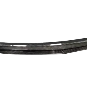 Pour Mecedes Benz W205 Sport <span class=keywords><strong>Edition</strong></span> avant pare-chocs lèvre mise à niveau Kits de carrosserie flambant neuf véritable Fiber de carbone Auto pièces bon ajustement lèvre avant - Product Image 2