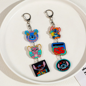 Custom PVC <b>Anime</b> Cartoon Multi-Layer UV Printed <b>Keychain</b> Pendant for Student Schoolbags-Fashion Trend Souvenir - Product Image 3