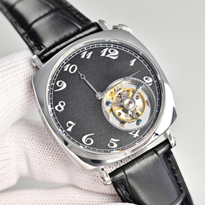 Top Tier High End Customizable Tourbillon Stainless Steel <b>Case</b> Genuine Leather Strap Men's Business <b>Watch</b> - Product Image 5