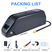 Batterie Lithium Hailong 52V 20Ah pour Vélo Électrique, Montage sur Tube de Selle, Rechargeable, Étanche IP65, Haute Performance 1800W 3C, Stock Allemagne
