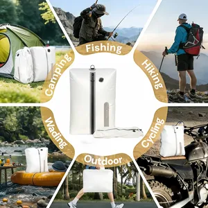 <span class=keywords><strong>Sac</strong></span> de compression sous vide 17L PET+PE avec pompe, <span class=keywords><strong>sac</strong></span> de rangement réutilisable et scellable pour vêtements de voyage, bagages, gain de place, blanc - Product Image 6