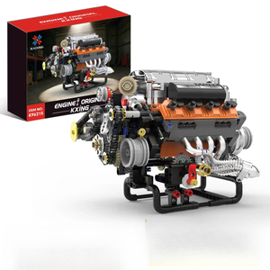 Kaiyu K96215 Set di Blocchi da Costruzione in Plastica ABS con Modello di <span class=keywords><strong>Motore</strong></span> V8, 767 Pezzi, Scala 1:12, Giocattolo Educativo per Età 14+ - Product Image 1