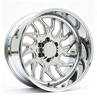 Jantes en alliage forgé SL 24x14 26x16 28x16 30X16 6X139.7 8X165.1 8X170 8X180 à déport profond polies pour Ford F-150 RAM 1500 3500