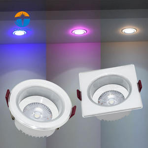 Nouvelle tendance, éclairage de plafond encastré moderne <span class=keywords><strong>pour</strong></span> la maison et le bureau, 4, 5, 6 pouces, 8W, LED, spots RGBW, CCT ambiant, dimmable - Product Image 1