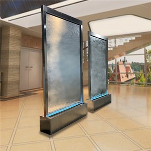 Fontaine d'eau d'extérieur avec cadre en acier inoxydable personnalisé, jet d'eau pour jardin - Product Image 5