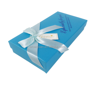<strong>Beautiful</strong> Candy or <strong>Chocolate</strong> <strong>Packaging</strong> Gift Box with Plastic Tray and Thankyou Card Lid and Bottom Box with Ribbon
