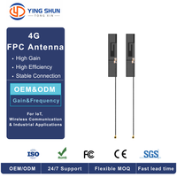 Antenne FPC sans fil interne multibandes pour équipement télécom LoRa LPWAN 2G 3G 4G GSM NB-IoT, longueur de câble personnalisée, connecteur OEM
