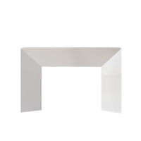 Table d'entrée en acier de style italien, design minimaliste moderne, console extrêmement étroite pour salon et hôtel