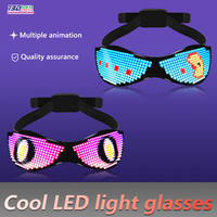 Nouvelles lunettes de fête LED du fabricant, batterie rechargeable, cadeau amusant pour Pâques, Nouvel An, Saint-Valentin, Nouvel An chinois