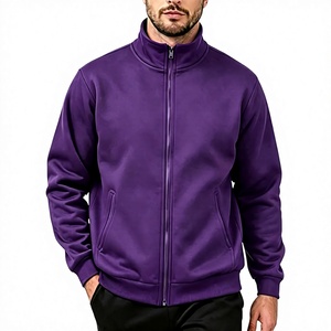 Chaqueta de Invierno para Hombre, Impermeable, de Forro Polar Tejido, con Cierre, 100% Poliéster, Casual, Ligera, Cuello Alto Simulado, Manga Larga, para Actividades al Aire Libre, Directo de Fábrica - Product Image 1
