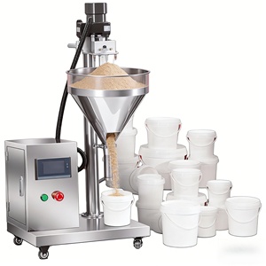 Table Top Semi-Auto Powder Filling <b>Machine</b> - Powder Filling Material 200ml-500ml Capacity 15L / 30L <b>Coffee</b> Milk Powder - Product Image 2