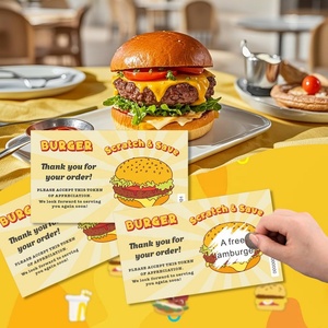 Custom Full Color Print Scratch <b>Card</b> Paper Scratch Off Discount Purchase <b>Card</b> Scratch & Win <b>Card</b> - Product Image 3