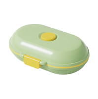 Boîte à pilules portable en plastique, distributeur de pilules hebdomadaire, vente en gros, boîte de rangement détachable à 7 compartiments avec rappel