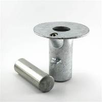 Raccords de serrage pour tubes en fonte malléable de 1 pouce, type Key Clamp, surface galvanisée, connexion par vis, joint de support transversal pour tuyaux