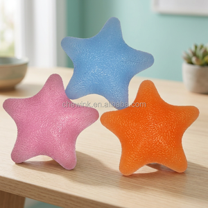 Pelota de Ejercicio Ergonómica en Forma de Estrella de Cinco Puntas de TPR, 80x80mm, Suministro para el Cuidado de la Salud, Alivio del Estrés, Rehabilitación - Product Image 2