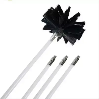 ZXD Customized fireplace dryer vent gutter cleaner cleaning kitchen tools chimney sweep brush kit