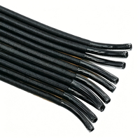 Élastique en polyester pour pointe rigide en plastique, imperméable, haute ténacité, option logo personnalisé pour baskets de sport et chaussures décontractées