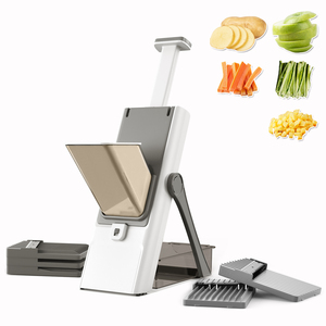 Safe Mandoline Slicer,5 in 1 <strong>Vegetable</strong> <strong>Cutter</strong> - Product Image 1
