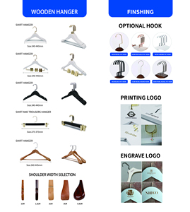 Tùy chỉnh chất lượng cao nóng bán vàng trắng móc chống trượt móc áo bằng gỗ cho phụ nữ - Product Image 3