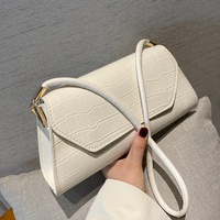 Nouveau Sac à Bandoulière Coréen Tendance 2024 pour Femme – Sac Messager Populaire à Motif Pierre, Petit Sac Carré