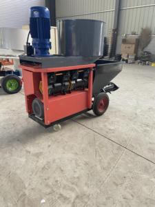 <span class=keywords><strong>Machine</strong></span> <span class=keywords><strong>à</strong></span> <span class=keywords><strong>projeter</strong></span> le mortier et le plâtre Topmai 7,5 kW 220 V/380 V entièrement automatique contrôlée par PLC avec moteur et pompe - Product Image 4